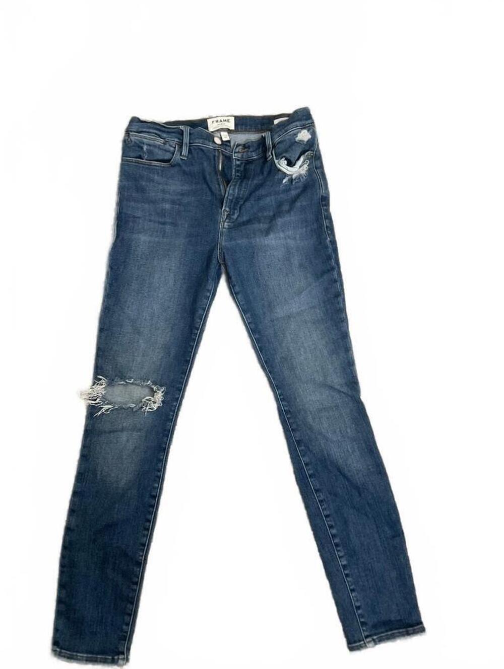 FRAME distressed Le High skinny jeans size 30